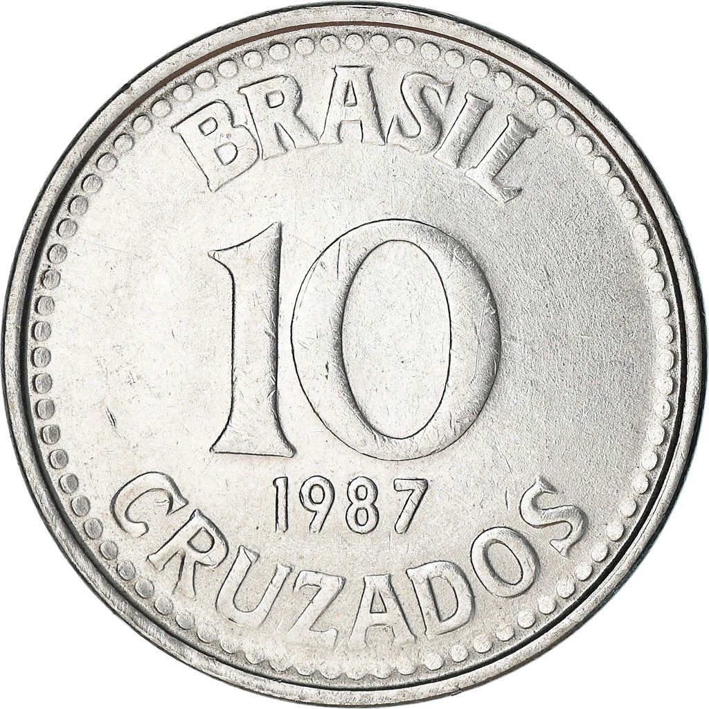 Brazil | 10 Cruzados Coin | KM607 | 1987 - 1988