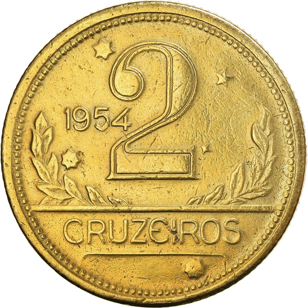 Brazil | 2 Cruzeiros Coin | KM559 | 1942 - 1956