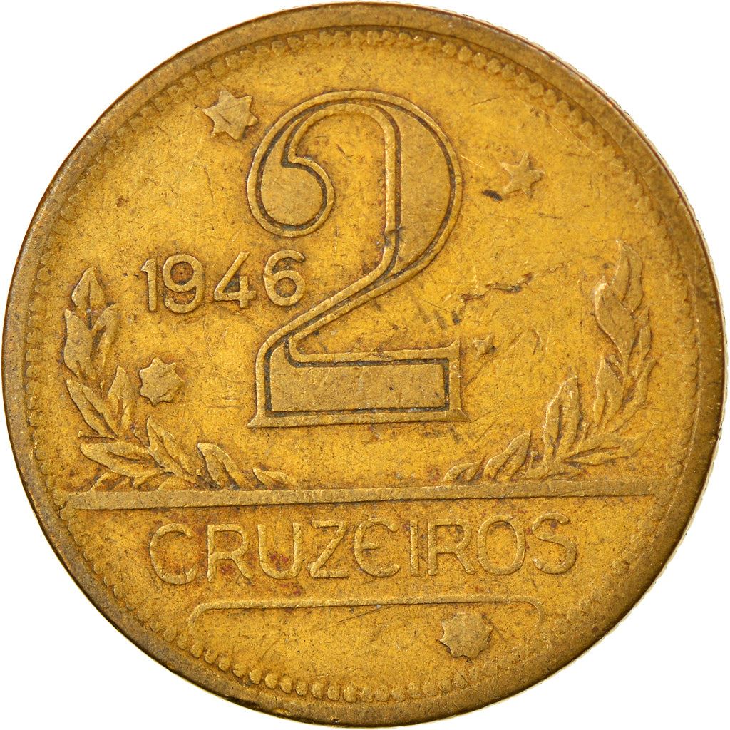 Brazil | 2 Cruzeiros Coin | KM559 | 1942 - 1956