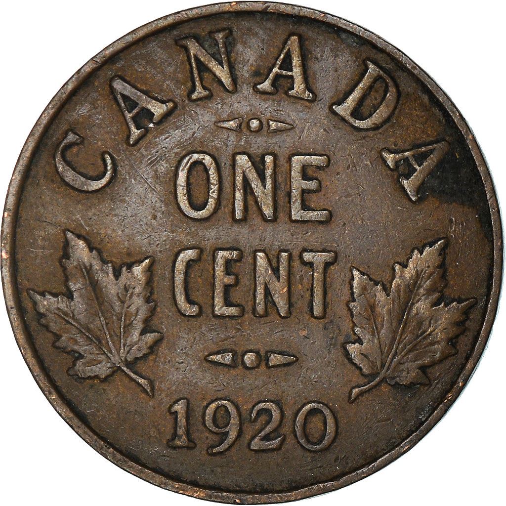 Canada 1 Cent Coin | King George V | KM28 | 1920 - 1936