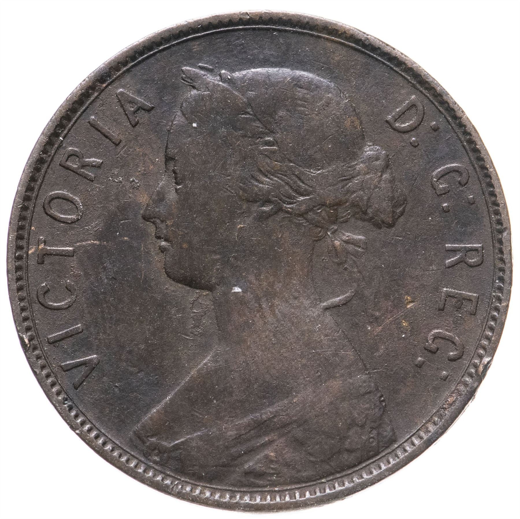 Canada 1 Cent Coin | Queen Victoria | KM7 | 1876 - 1901