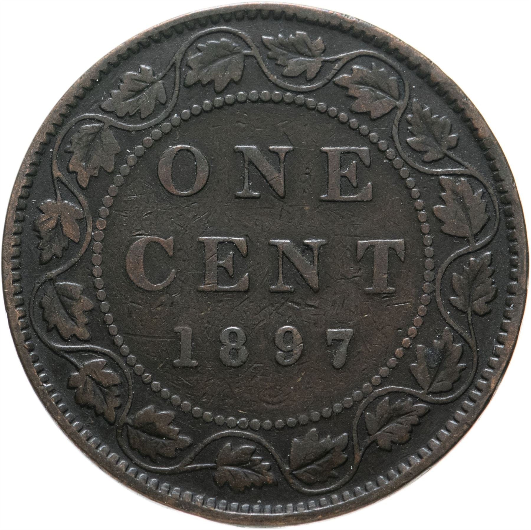 Canada 1 Cent Coin | Queen Victoria | KM7 | 1876 - 1901