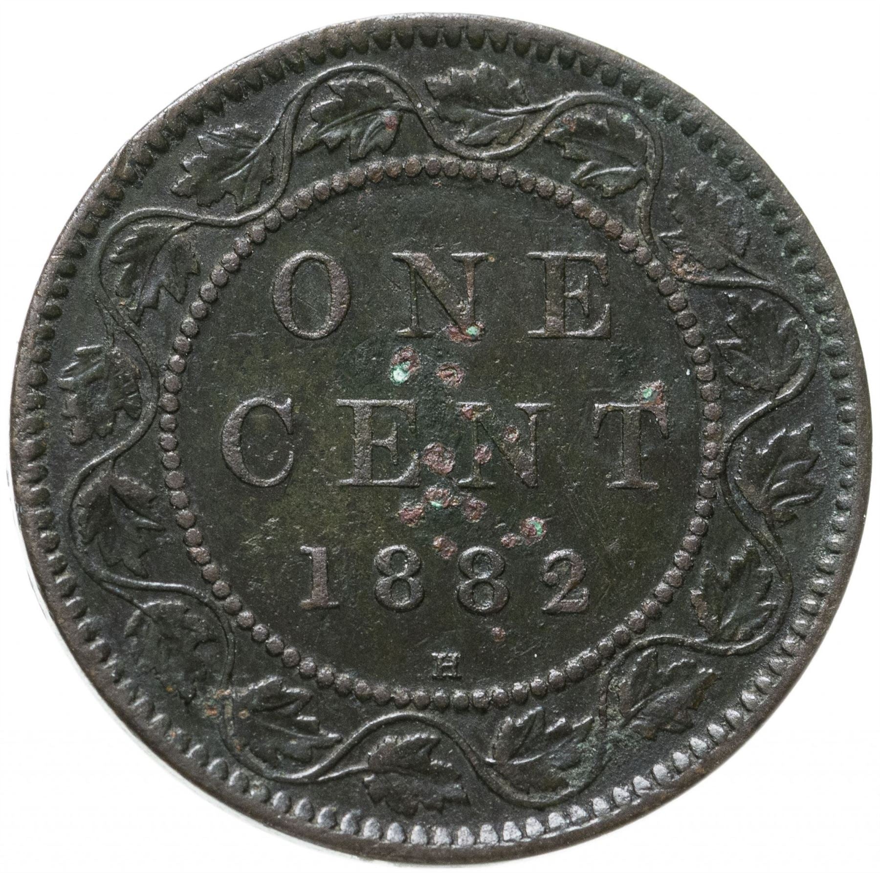 Canada 1 Cent Coin | Queen Victoria | KM7 | 1876 - 1901