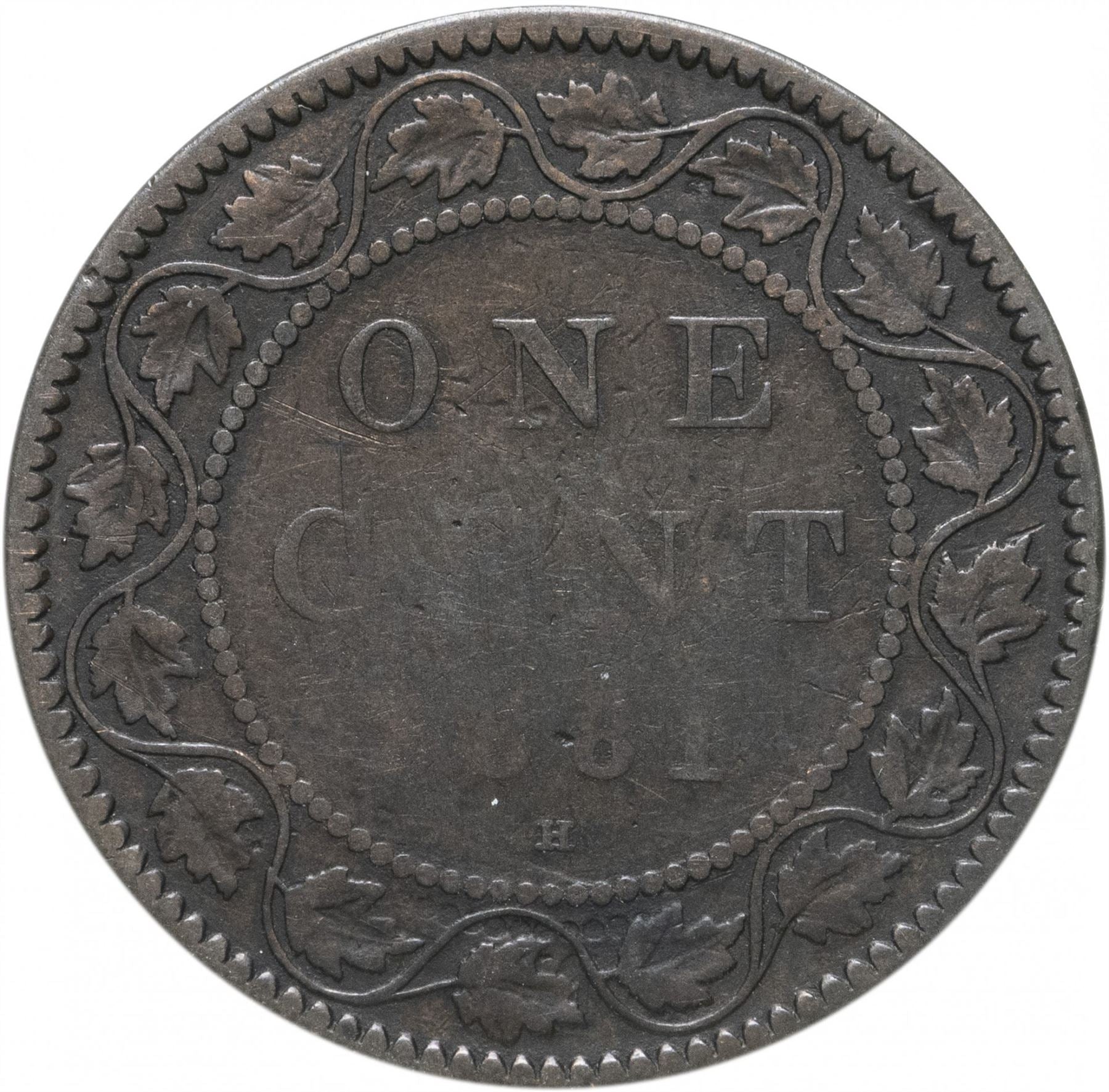 Canada 1 Cent Coin | Queen Victoria | KM7 | 1876 - 1901