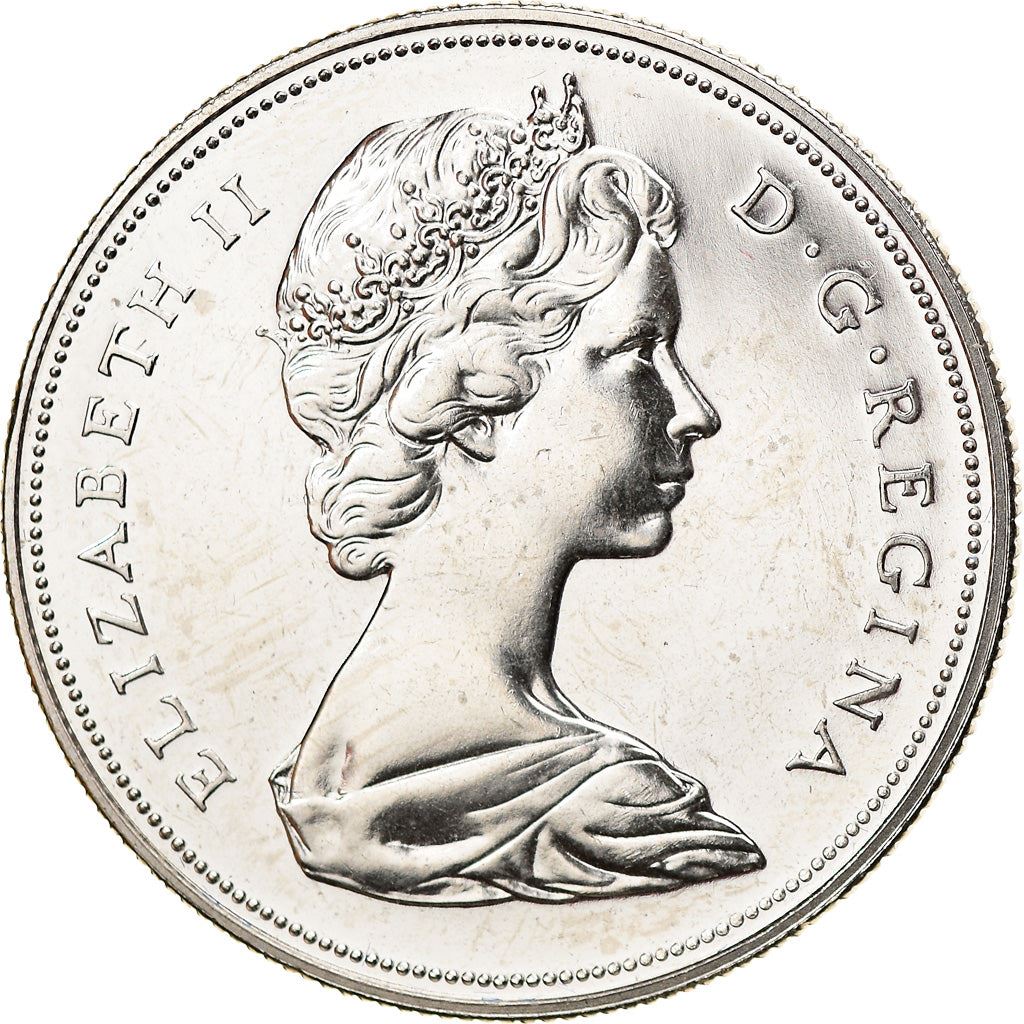 Canada 1 Dollar Coin | Queen Elizabeth II | British Columbia | KM79 | 1971