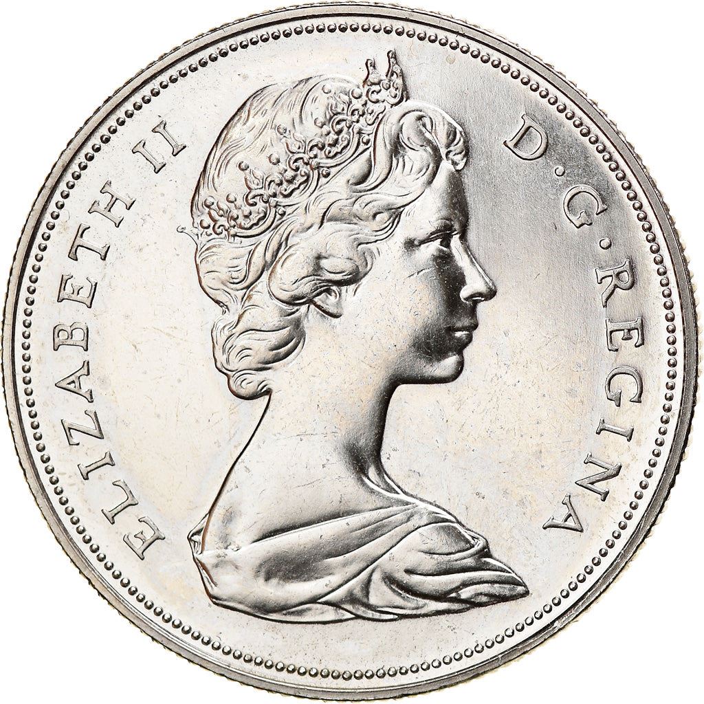 Canada 1 Dollar Coin | Queen Elizabeth II | British Columbia | KM79 | 1971