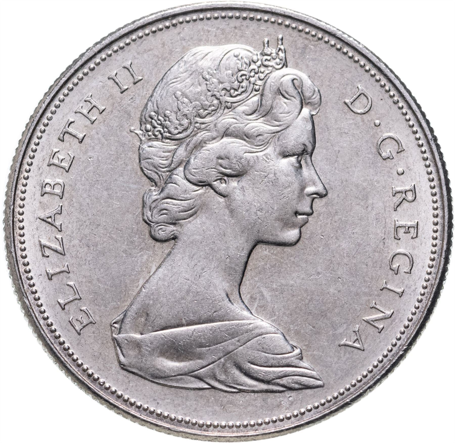 Canada 1 Dollar Coin | Queen Elizabeth II | British Columbia | KM79 | 1971