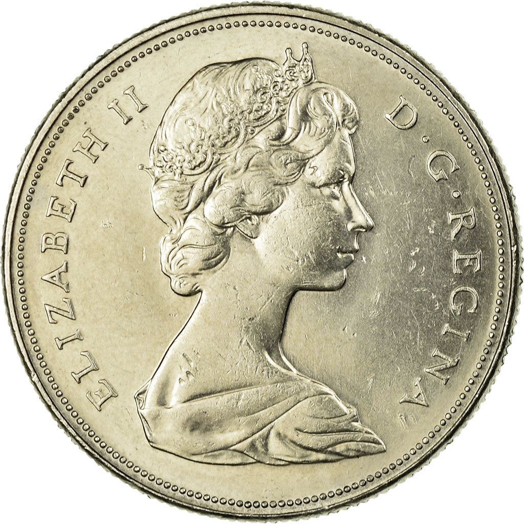 Canada 1 Dollar Coin | Queen Elizabeth II | British Columbia | KM79 | 1971