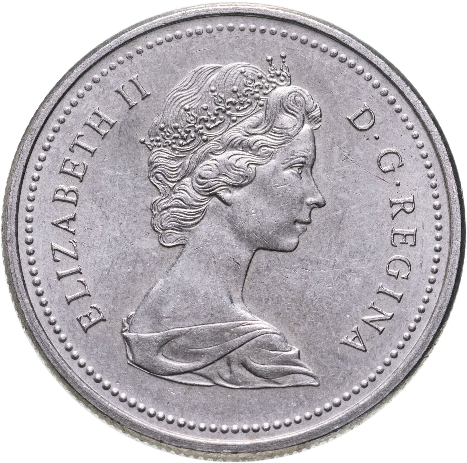 Canada | 1 Dollar Coin | Queen Elizabeth II | Winnipeg | KM88 | 1974