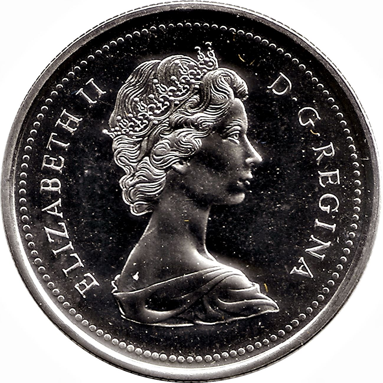 Canada | 1 Dollar Coin | Queen Elizabeth II | Winnipeg | KM88 | 1974