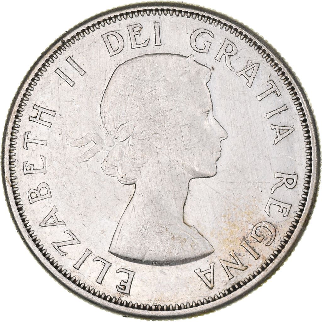 Canada 50 Cents Coin | Queen Elizabeth II | KM56 | 1959 - 1964