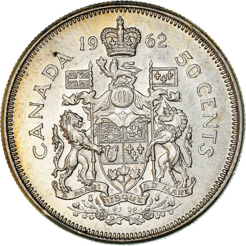 Canada 50 Cents Coin | Queen Elizabeth II | KM56 | 1959 - 1964