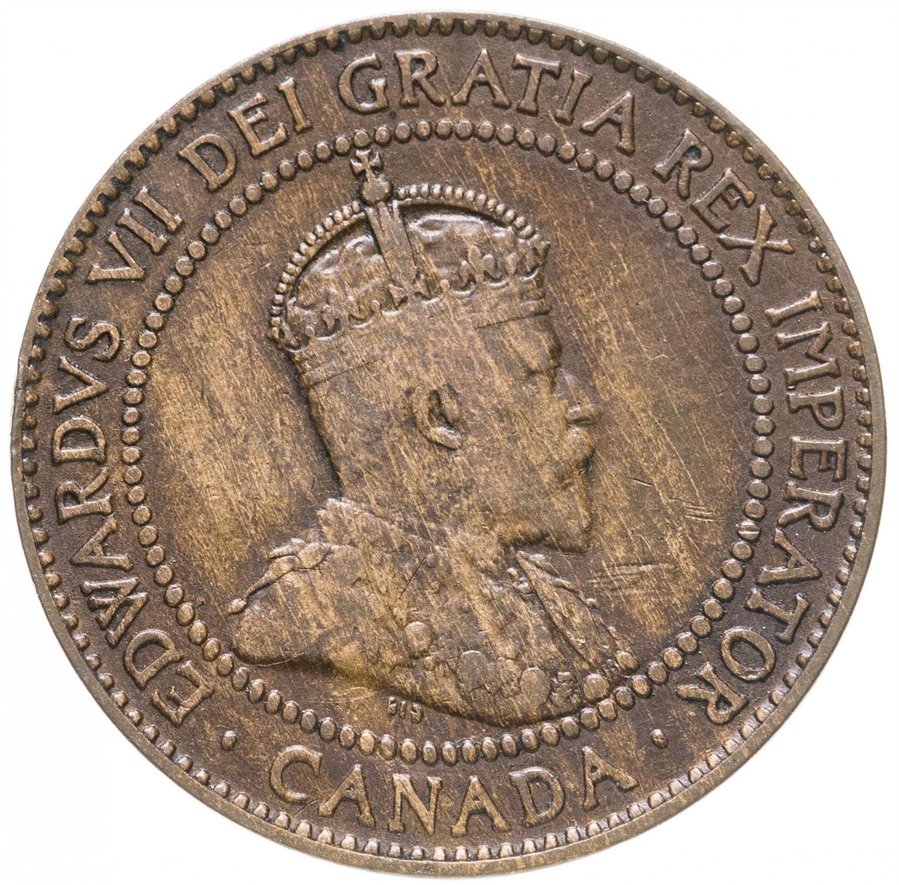 Canada Coin Canadian 1 Cent | King Edward VII | KM8 | 1902 - 1910