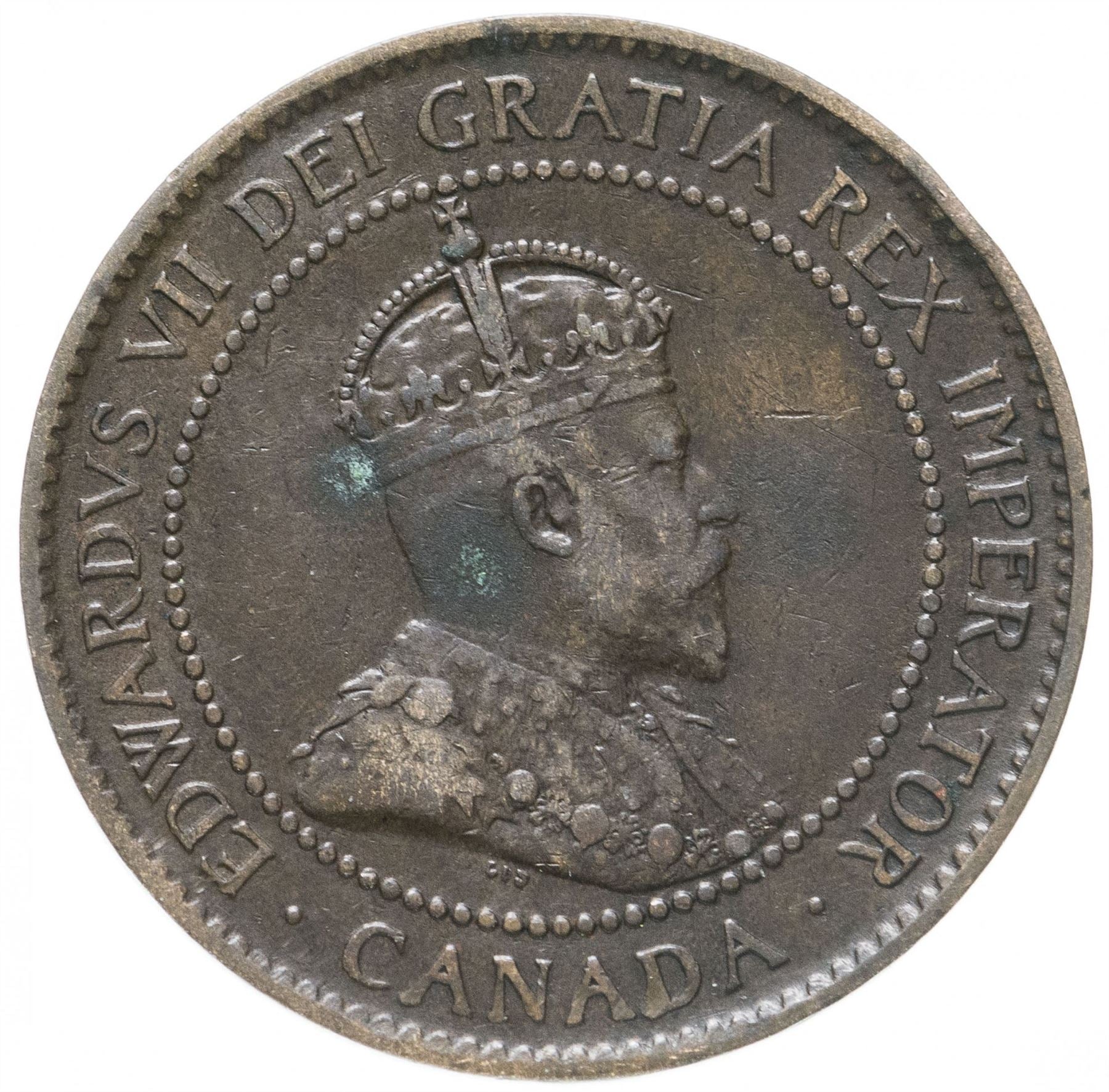 Canada Coin Canadian 1 Cent | King Edward VII | KM8 | 1902 - 1910