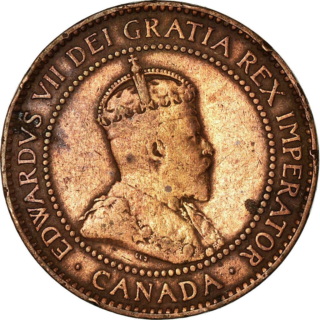 Canada Coin Canadian 1 Cent | King Edward VII | KM8 | 1902 - 1910