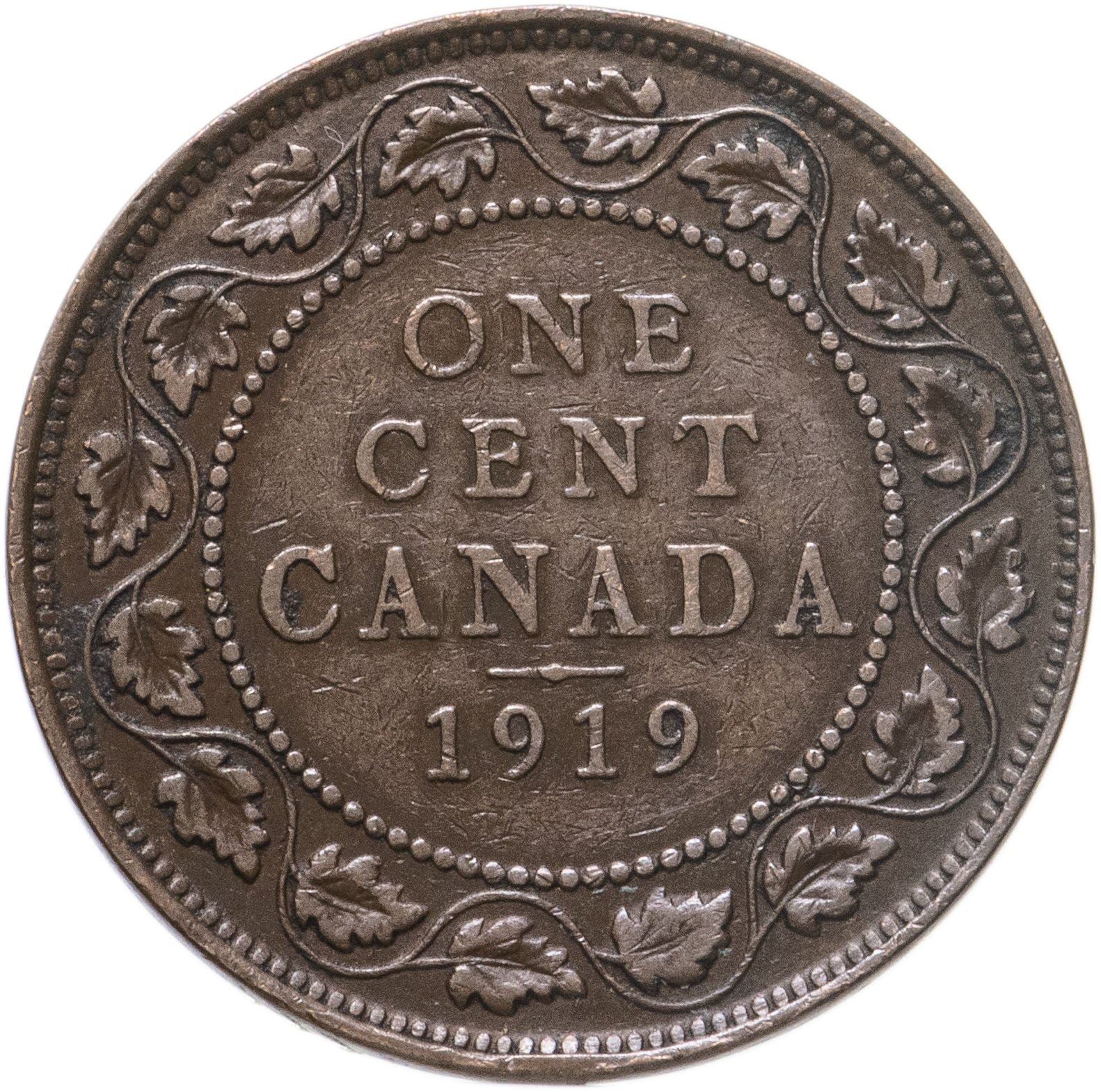 Canada Coin Canadian 1 Cent | King George V | KM21 | 1912 - 1920