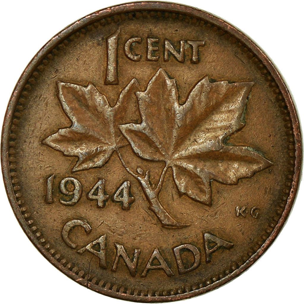 Canada Coin Canadian 1 Cent | King George VI | Maple Leaf | KM32 | 1937 - 1947