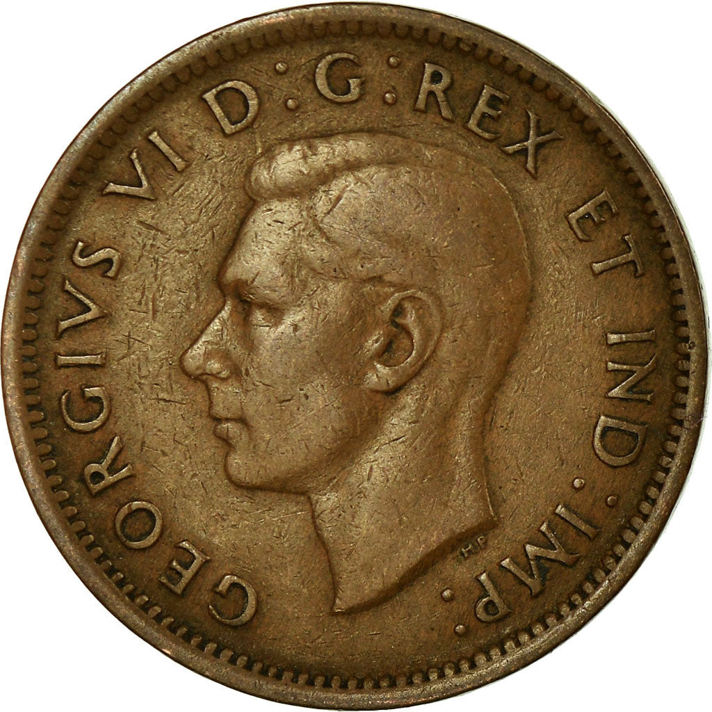 Canada Coin Canadian 1 Cent | King George VI | Maple Leaf | KM32 | 1937 - 1947