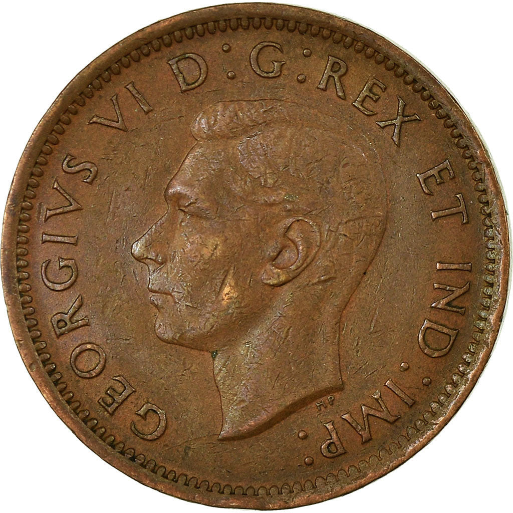 Canada Coin Canadian 1 Cent | King George VI | Maple Leaf | KM32 | 1937 - 1947