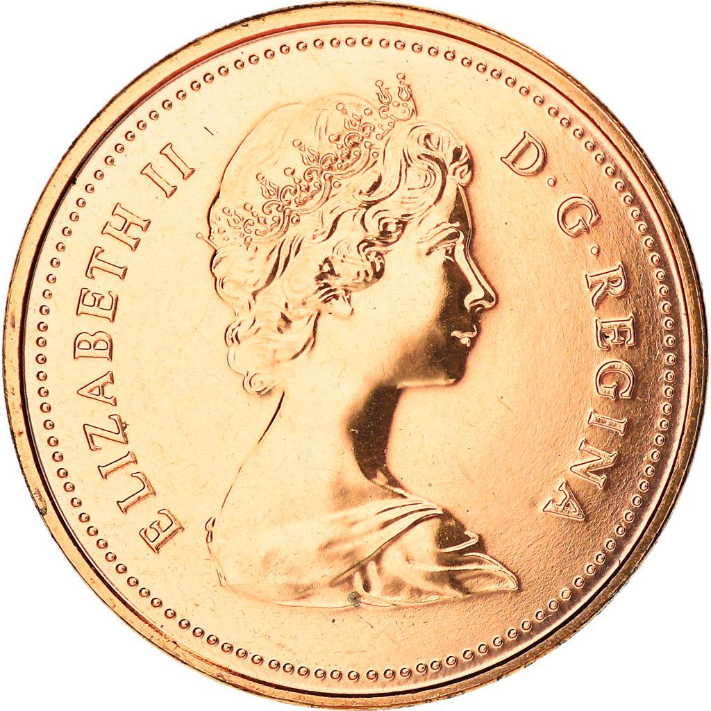 Canada Coin Canadian 1 Cent | Queen Elizabeth II | Maple Leaf | KM127 | 1980 - 1981