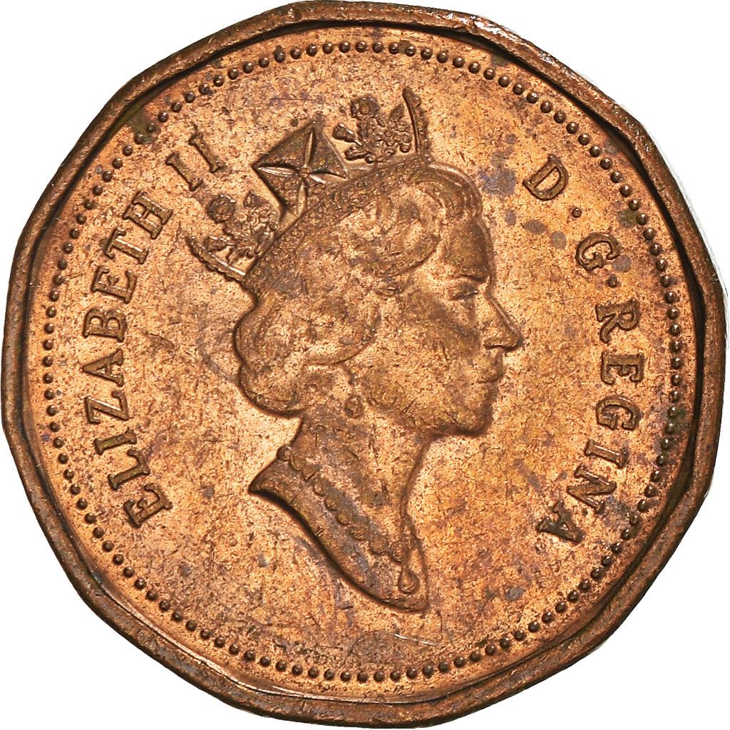 Canada Coin Canadian 1 Cent | Queen Elizabeth II | Maple Leaf | KM181 | 1990 - 1996