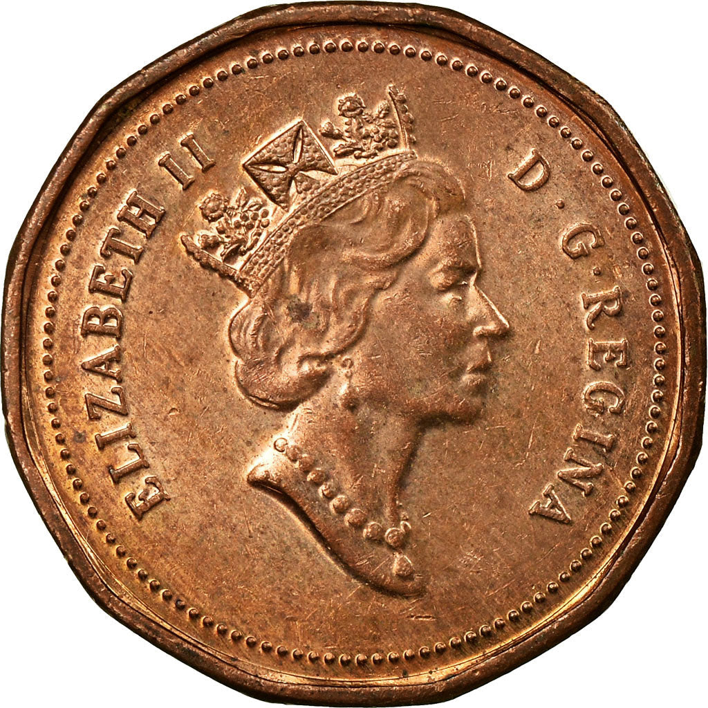 Canada Coin Canadian 1 Cent | Queen Elizabeth II | Maple Leaf | KM204 | 1992