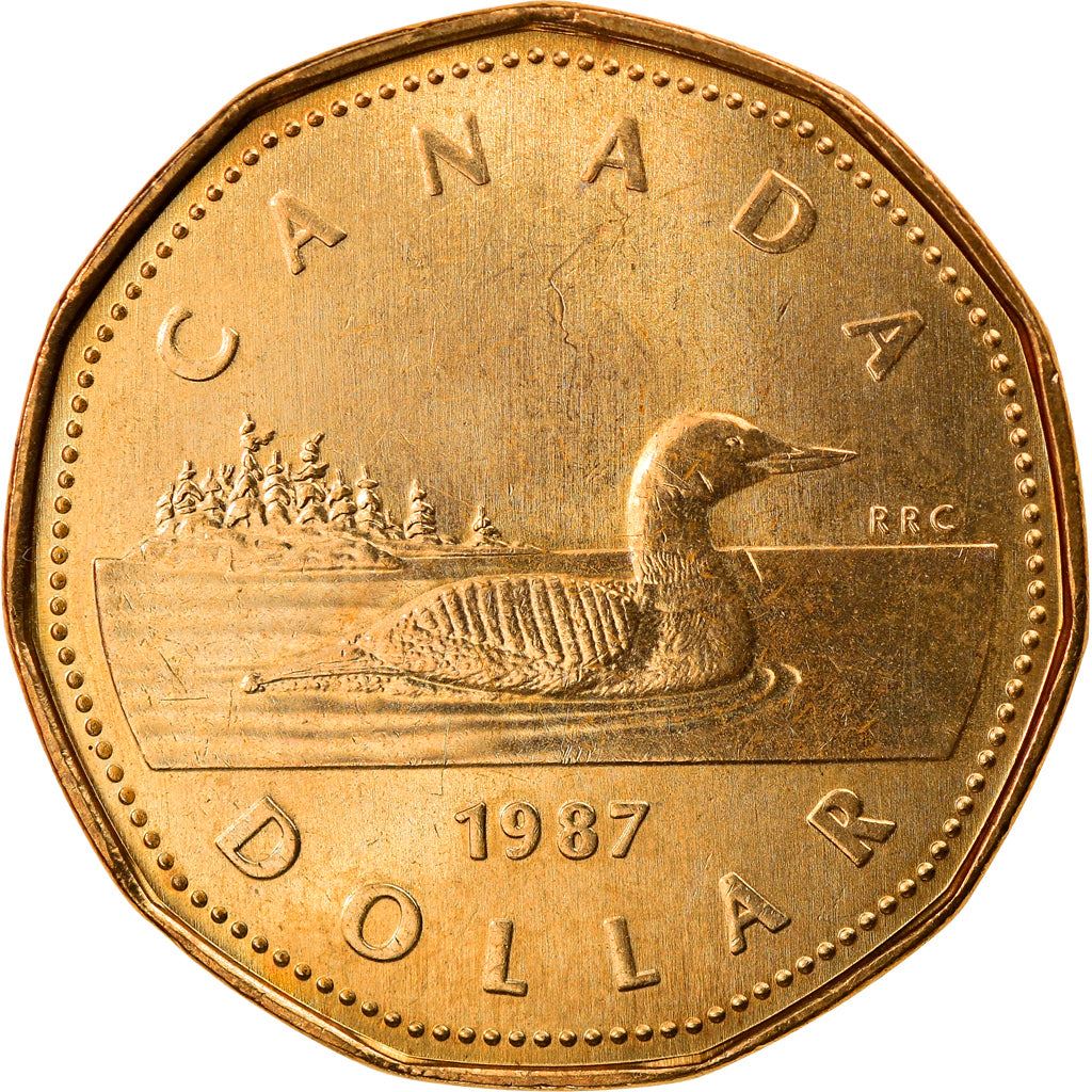 Canada Coin Canadian 1 Dollar | Elizabeth II | Loon | KM157 | 1987 - 1989