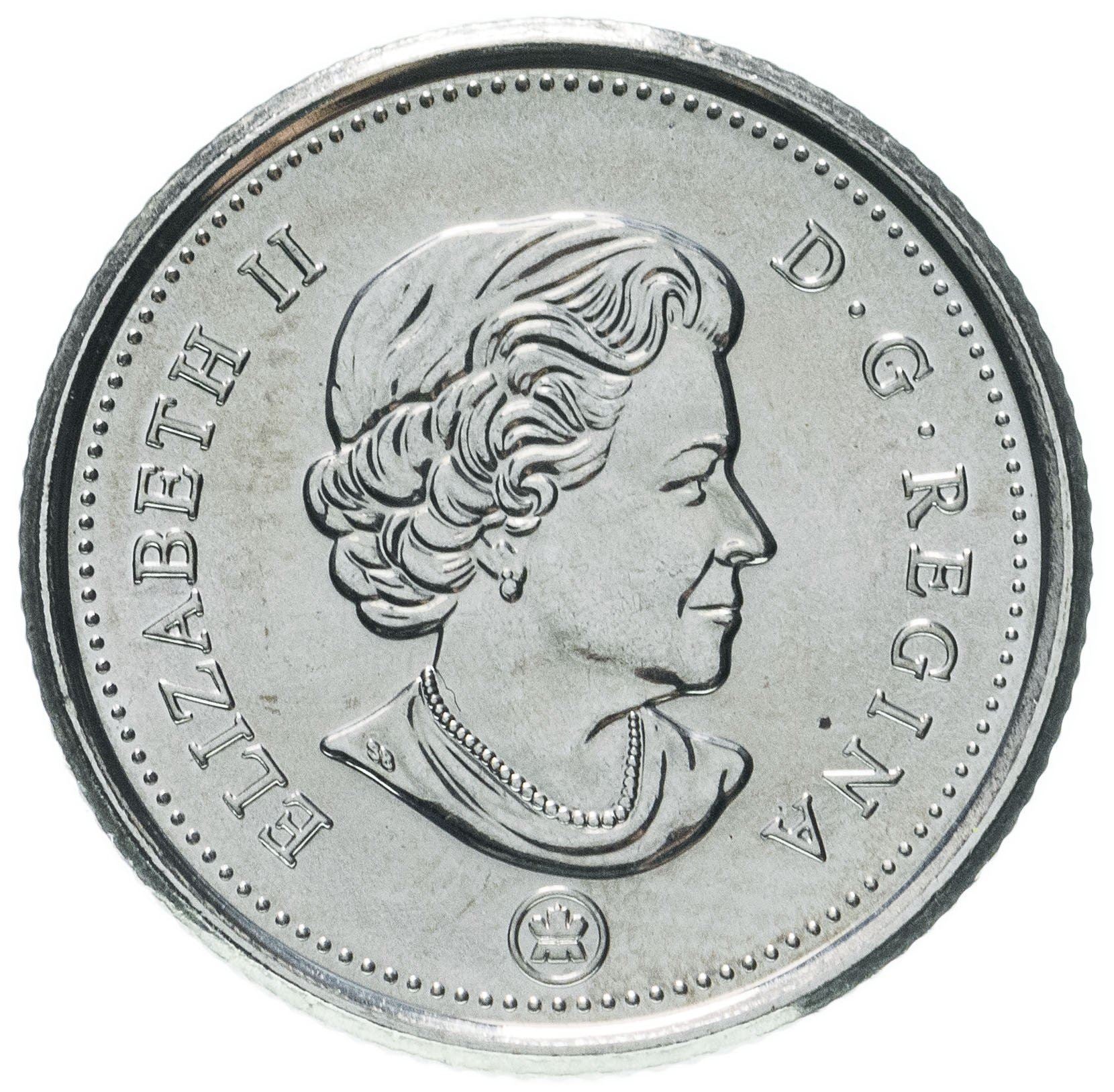 Canada Coin Canadian 10 Cents | Queen Elizabeth II | Bluenose Racing Ship | KM492 | 2003 - 2021