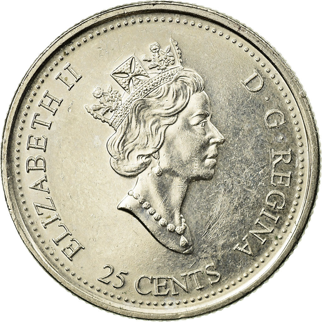 Canada Coin Canadian 25 Cents | Queen Elizabeth II | KM353 | 1999