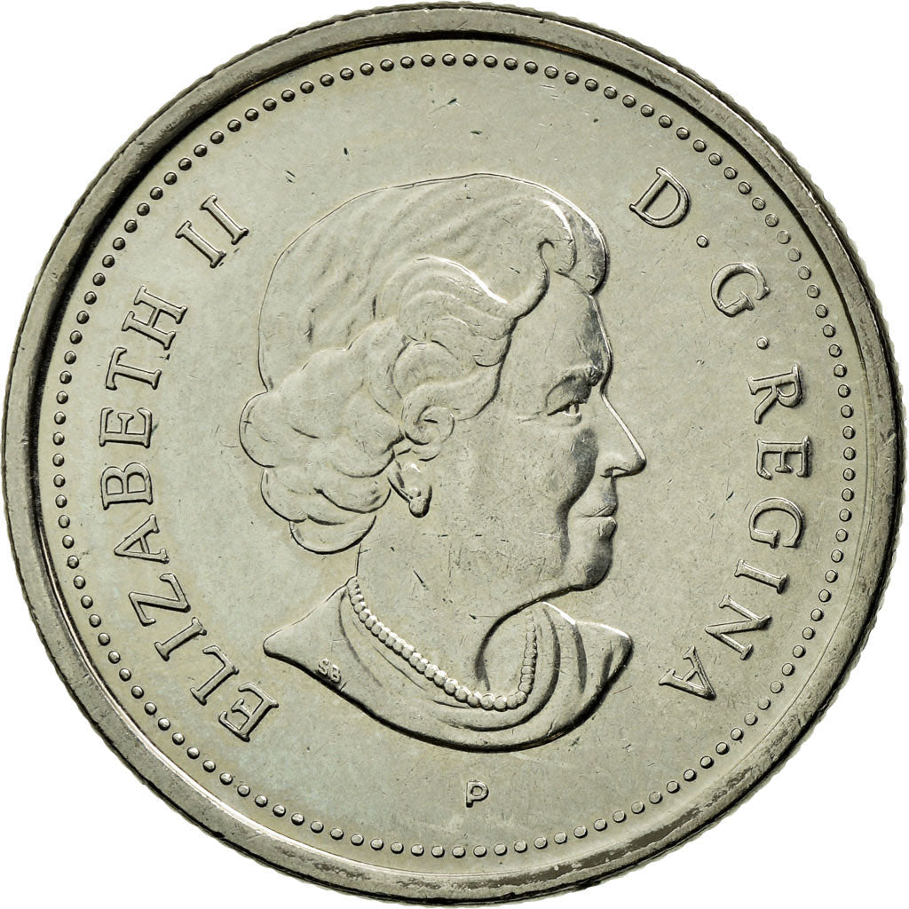 Canada Coin Canadian 25 Cents | Queen Elizabeth II | Year of the Veteran | KM535 | 2005