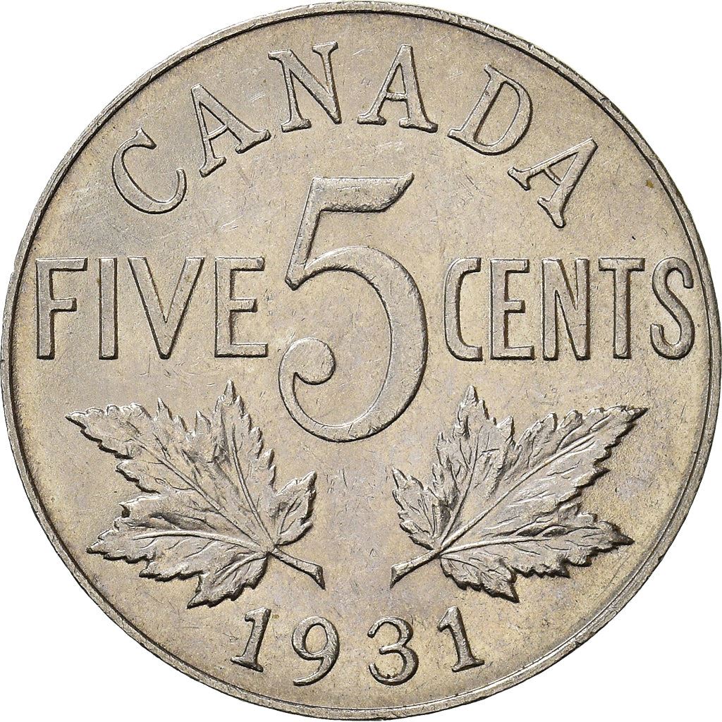 Canada Coin Canadian 5 Cents | King George V | KM29 | 1922 - 1936