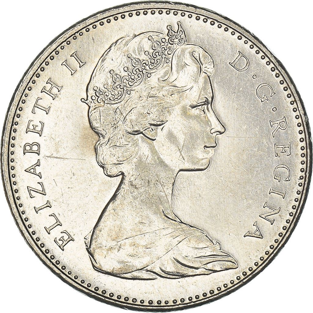 Canada Coin Canadian 5 Cents | Queen Elizabeth II | Beaver | Maple Leave | KM60.1 | 1965 - 1981