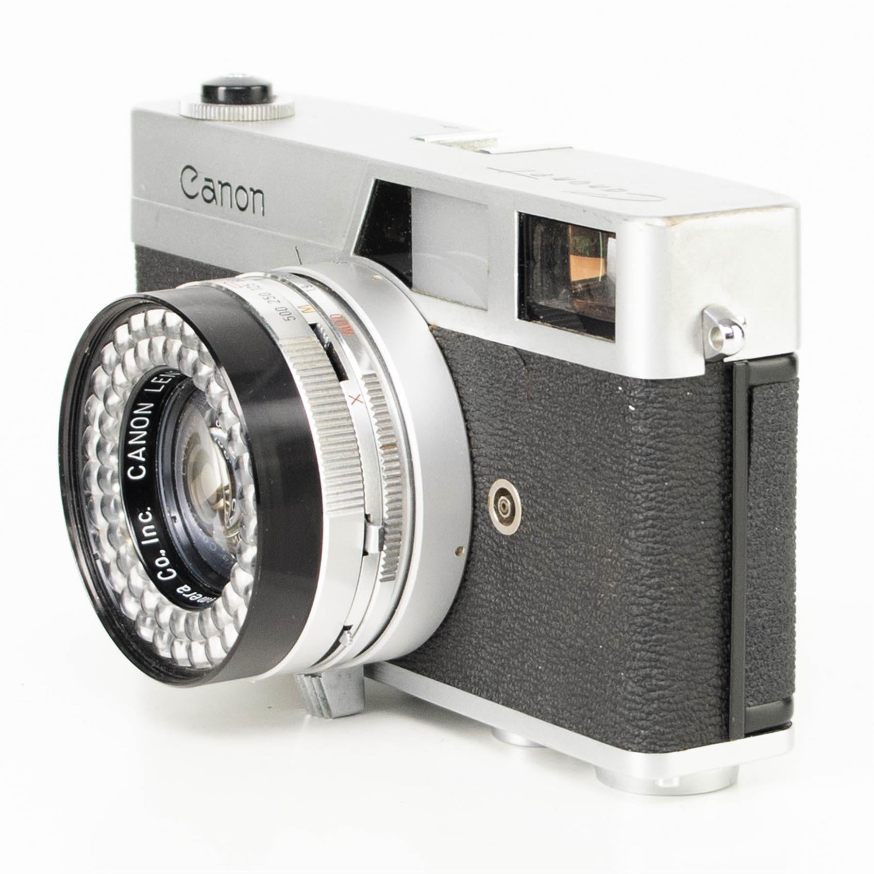 Canon Canonet Camera | SE 45mm f1.9 lens | White | Japan | 1961