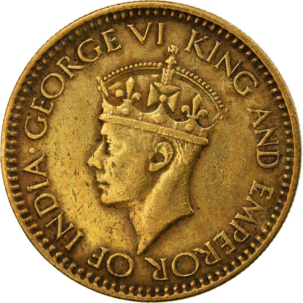 Ceylon | 25 Cents Coin | King George VI | KM115 | 1943