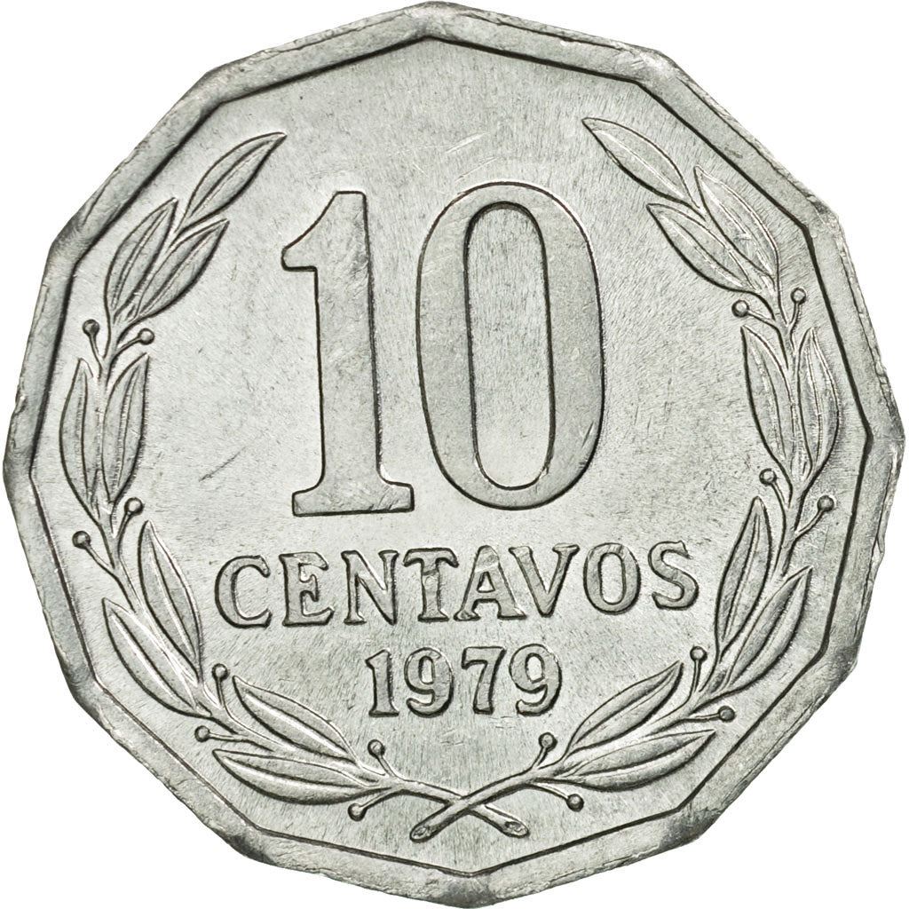 Chile | 10 Centavos Coin | KM205a | 1976 - 1979