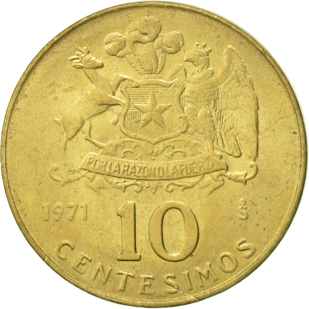 Chile | 10 Centesimos | KM194 | 971