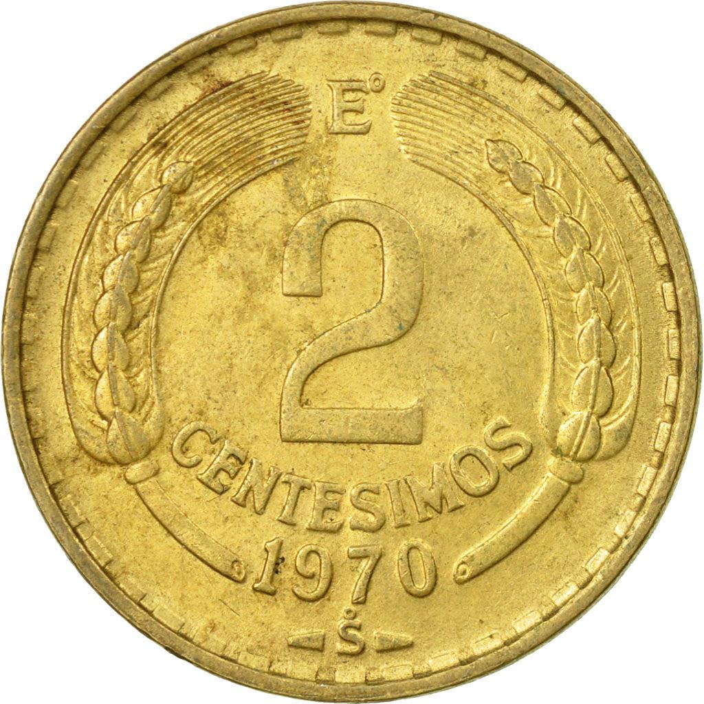 Chile | 2 Centesimos | KM193 | 1960 - 1970