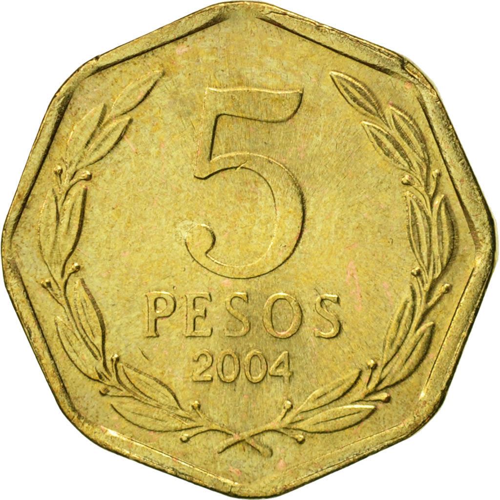 Chile | 5 Pesos Coin | Bernardo O'Higgins | Km:232 | 1992 - 2015