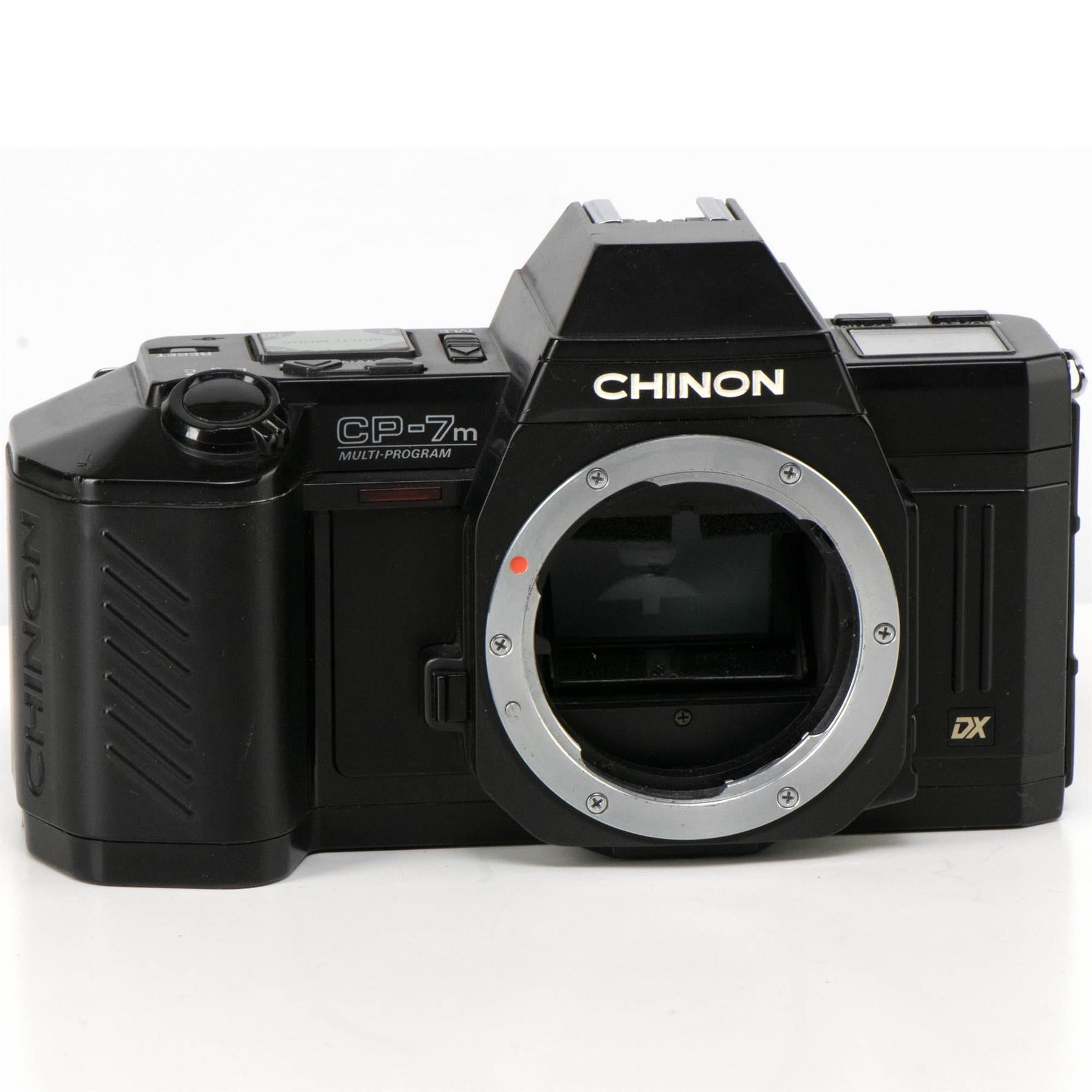 Chinon CP-7m Camera | Auto chinon zoom MC macro 70mm f3,5 | Black | Japan | 1986