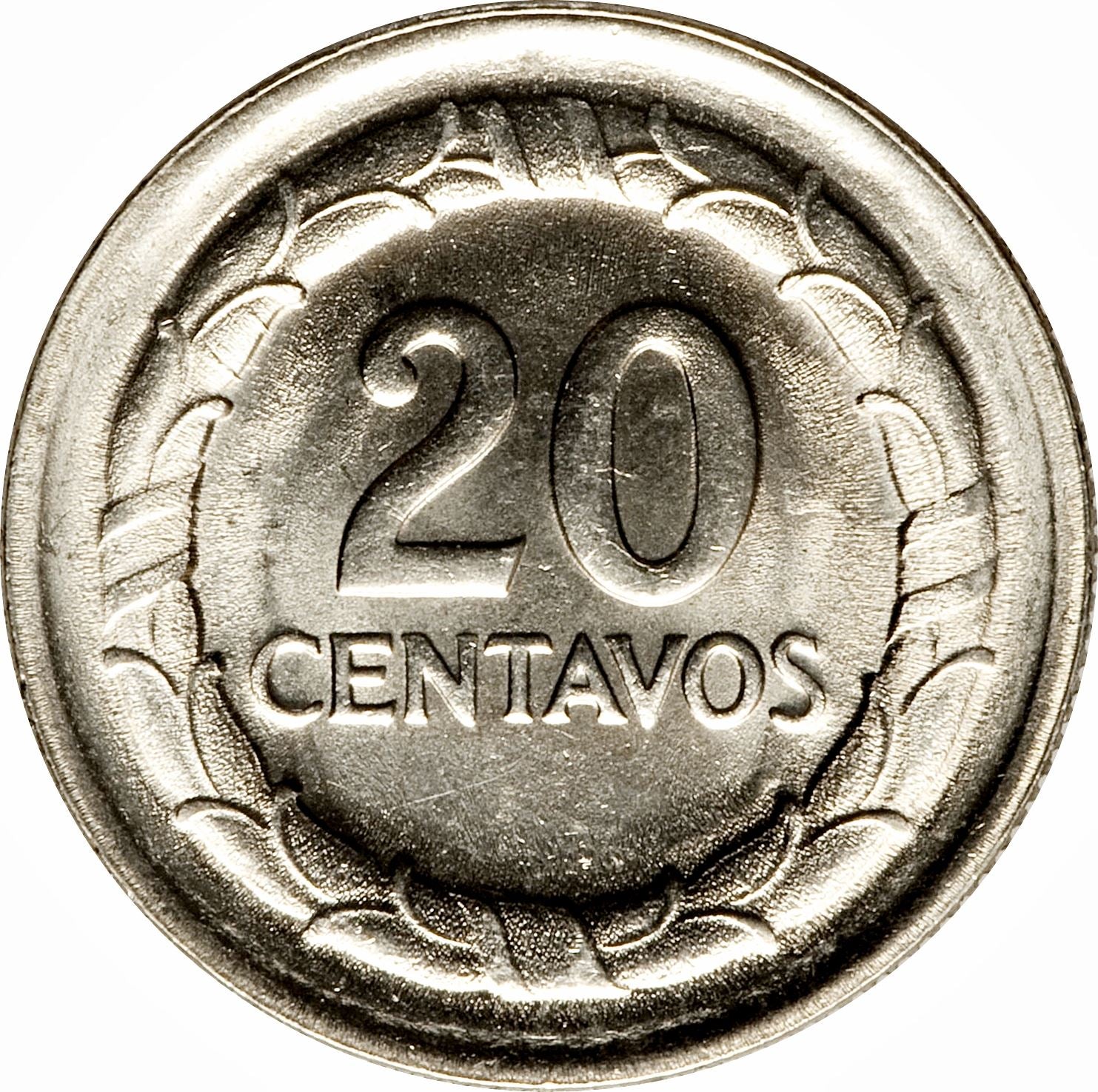 Colombia | 20 Centavos Coin | General Santander | 1967 - 1969