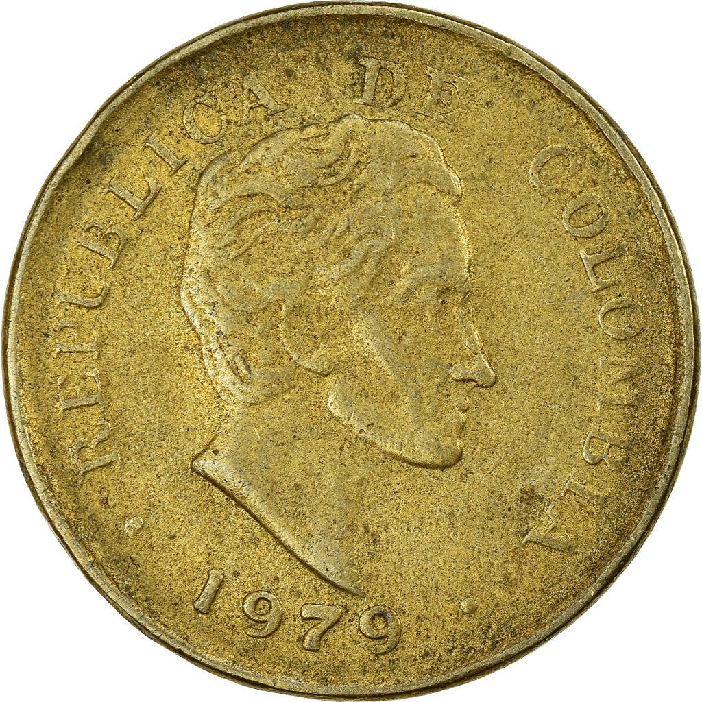 Colombia | 25 Centavos Coin |Simon Bolivar | Military Leader | Politician | Km:267 | 1979