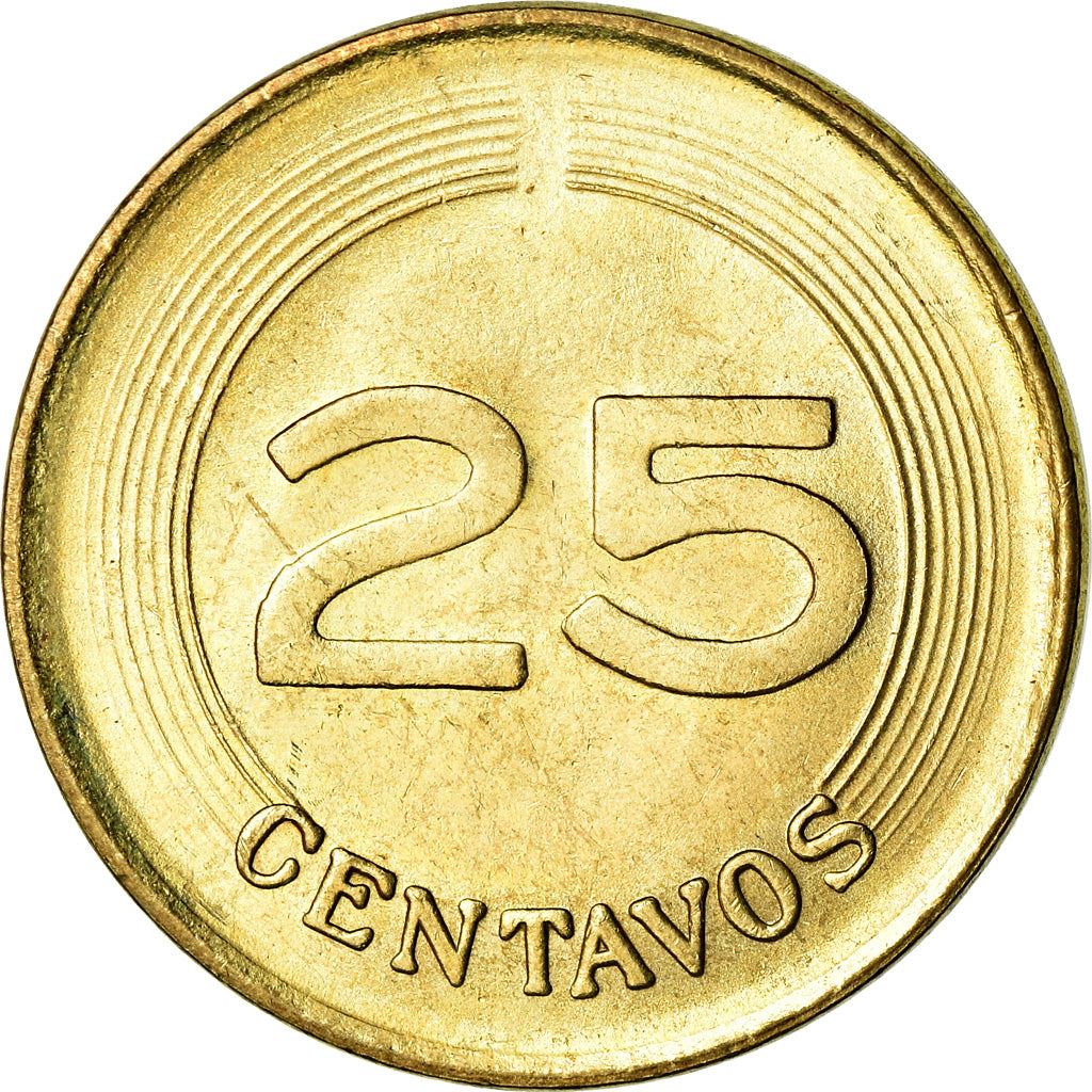 Colombia | 25 Centavos Coin |Simon Bolivar | Military Leader | Politician | Km:267 | 1979