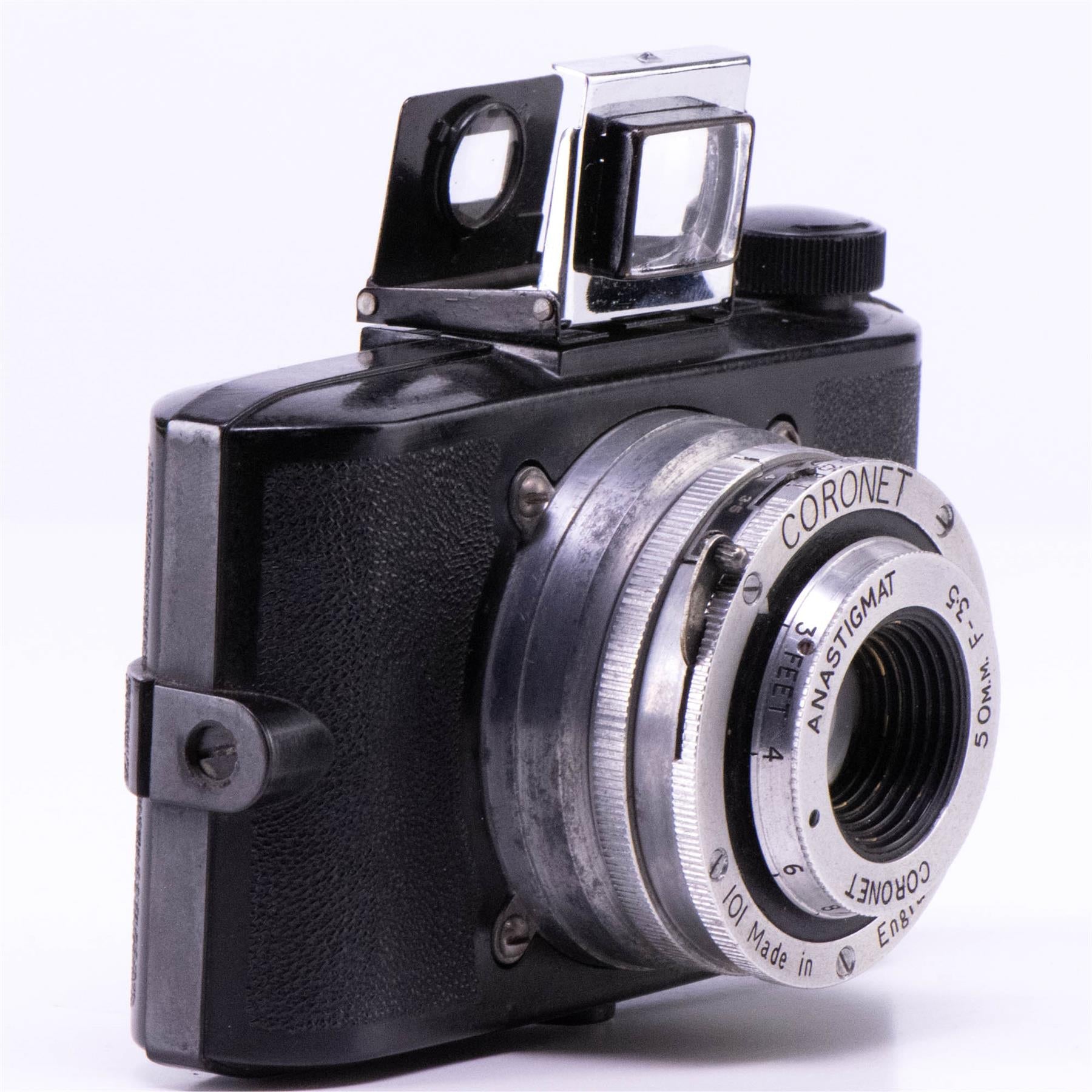 Coronet Three-Five Camera | 50mm f3.5 lens | Black | United Kingdom | 1946