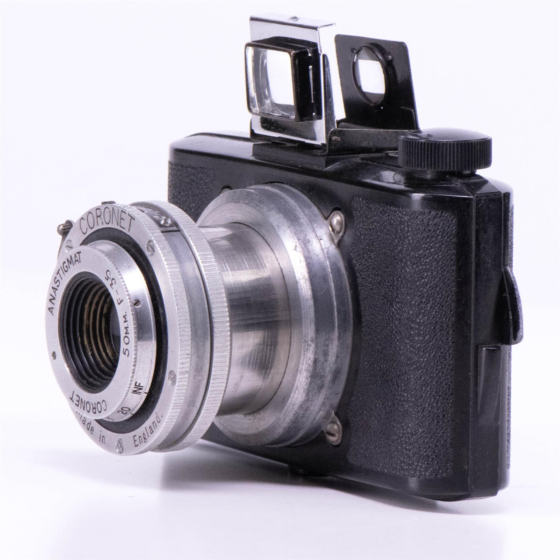 Coronet Three-Five Camera | 50mm f3.5 lens | Black | United Kingdom | 1946