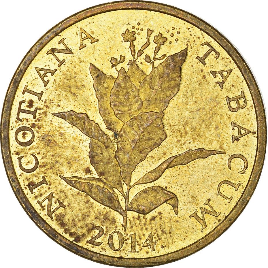 Croatia Coin Croatian 10 Lipa | Tobacco Plant | KM16 | 1994 - 2020