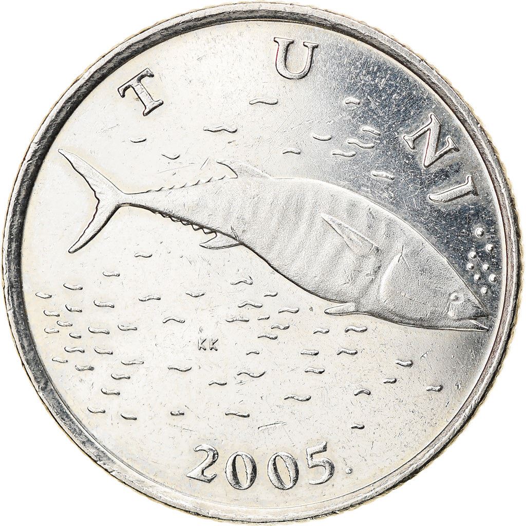 Croatia Coin Croatian 2 Kune | Marten | Tuna Fish | KM10 | 1993 - 2021