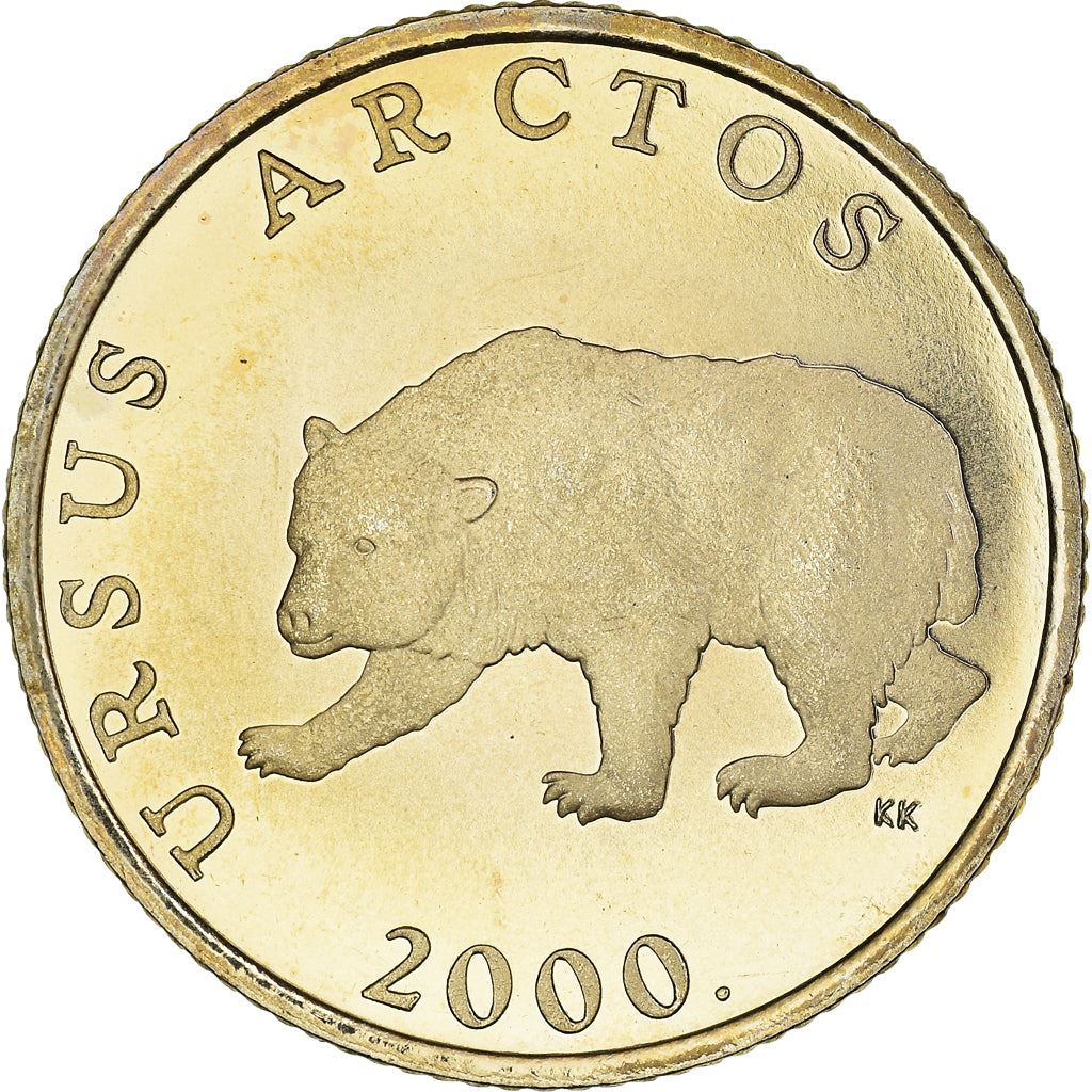 Croatia Coin Croatian 5 Kuna | Marten | Brown Bear | KM23 | 1994 - 2020