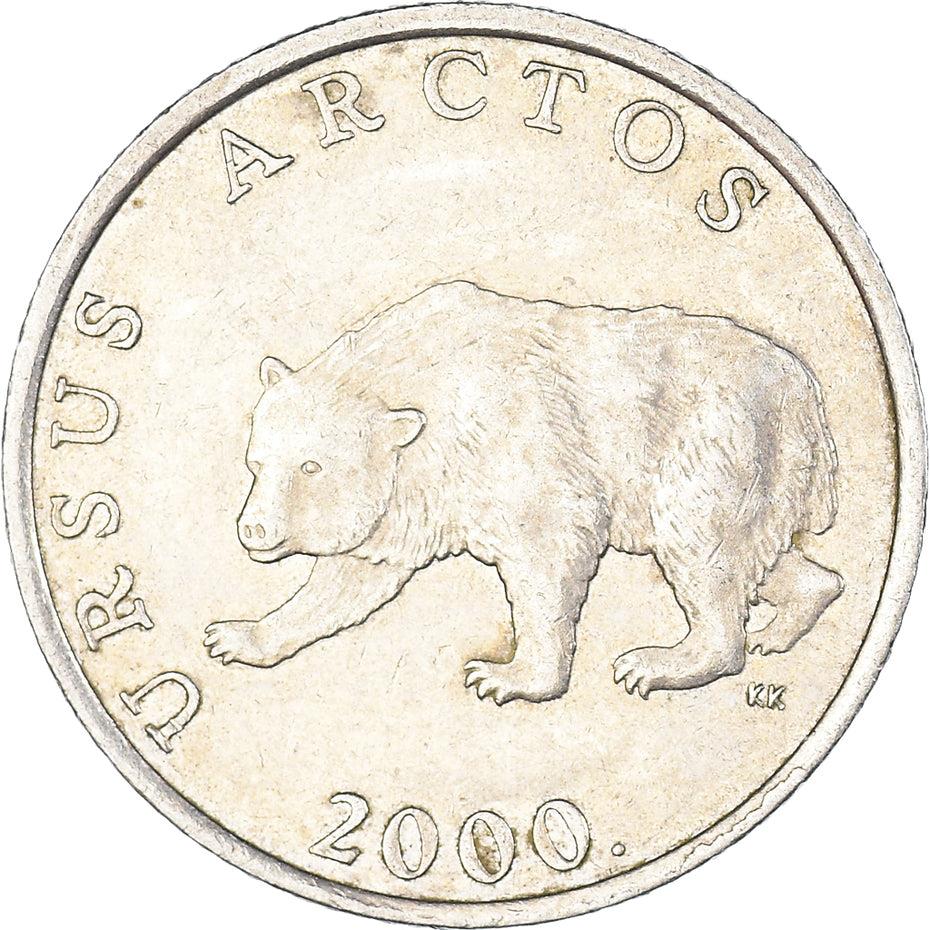 Croatia Coin Croatian 5 Kuna | Marten | Brown Bear | KM23 | 1994 - 2020