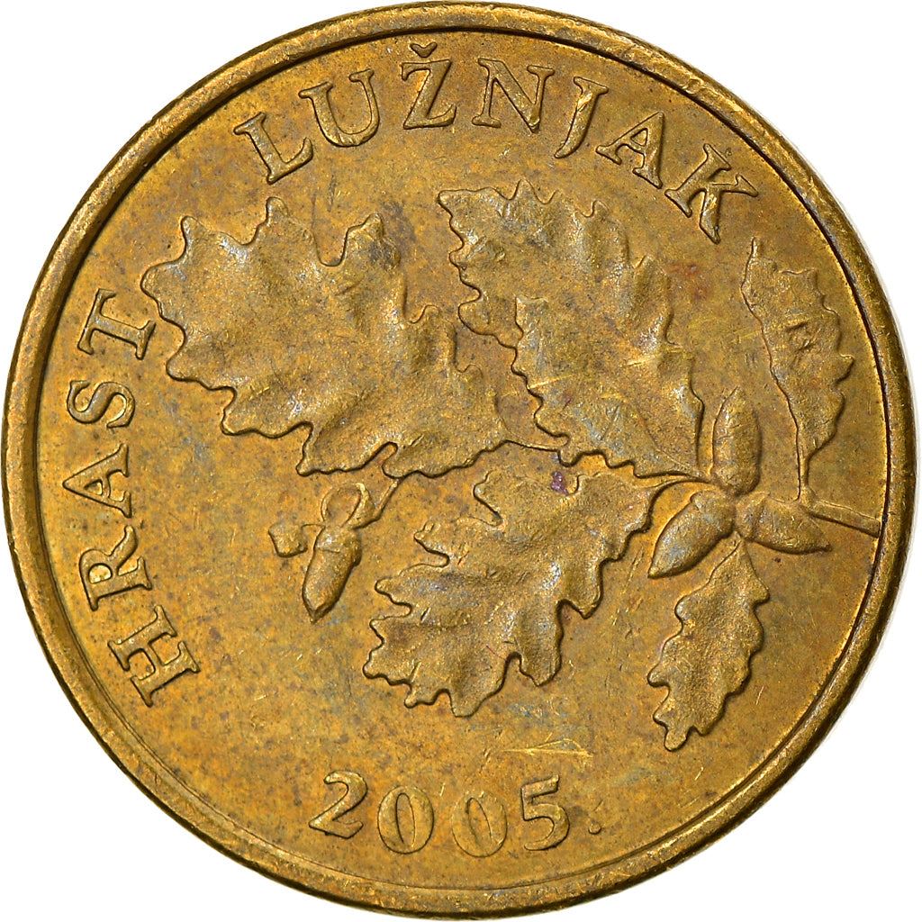 Croatia Coin Croatian 5 Lipa | Red Oak Branch | KM5 | 1993 - 2021