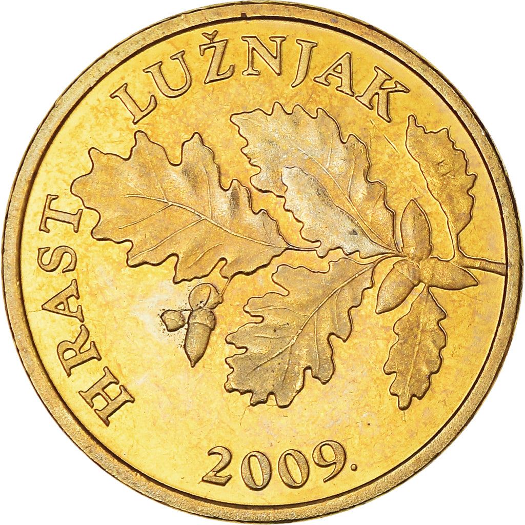 Croatia Coin Croatian 5 Lipa | Red Oak Branch | KM5 | 1993 - 2021